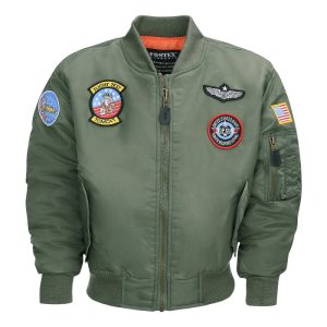 Kids MA-1 flight jacket