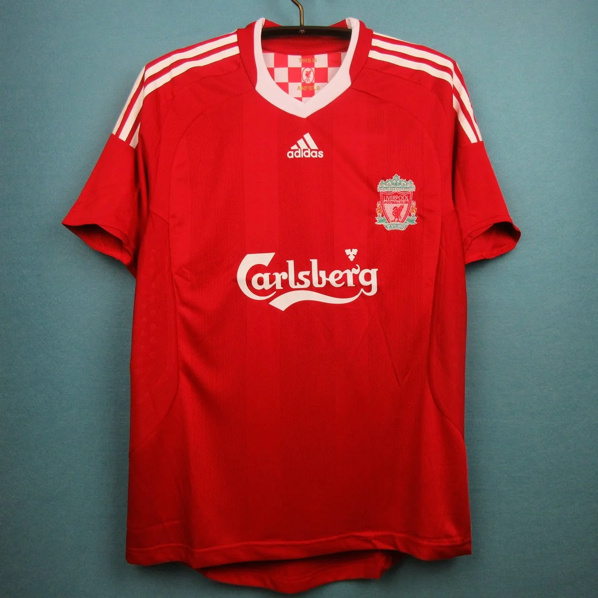 Liverpool 2008-2010 Retro Jersey - Image 3