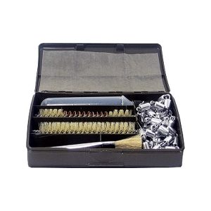 Kit de limpeza usado