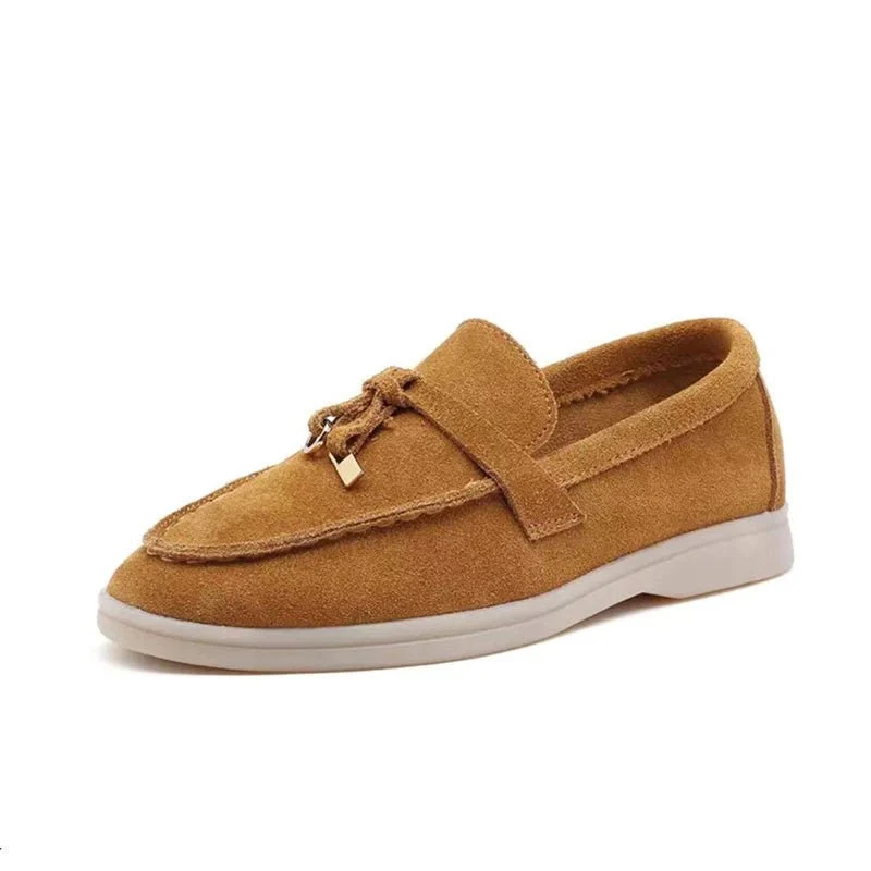 Women's Loafers — Slip-On Flat Sole Low Profile Closed Design - Image 7